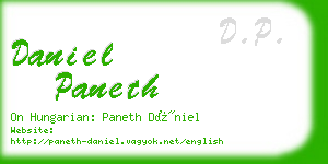 daniel paneth business card